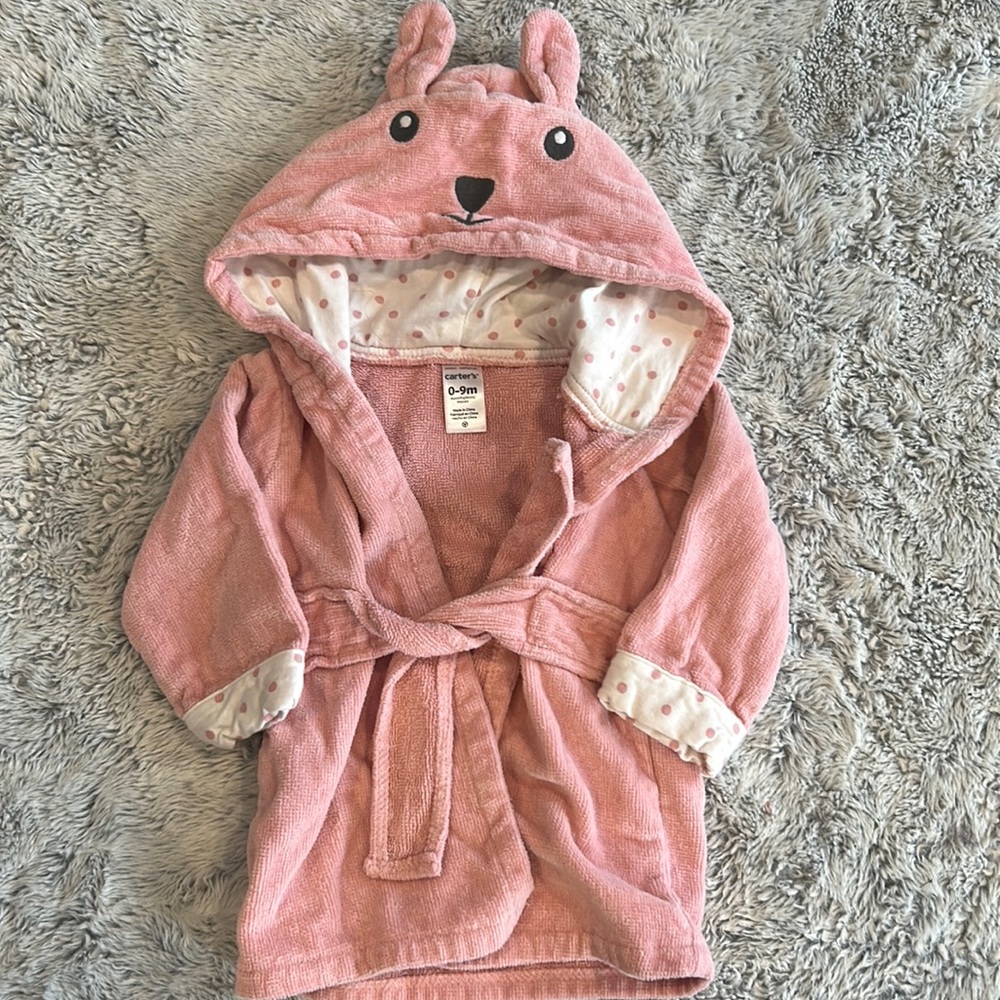 0-9M Carter’s Bunny Robe